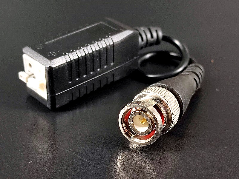 Приемо-передатчик видео (BNC) по витой паре (8P8C) с грозозащитой, 2шт/уп