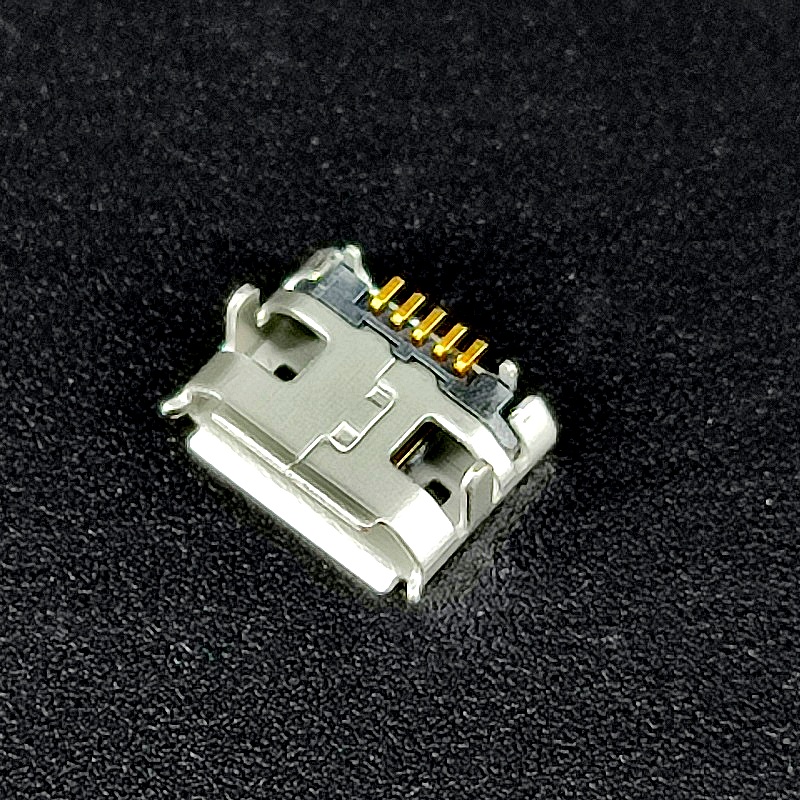 Гнездо USB micro B 5pin №19 на плату для поверхностного монтажа