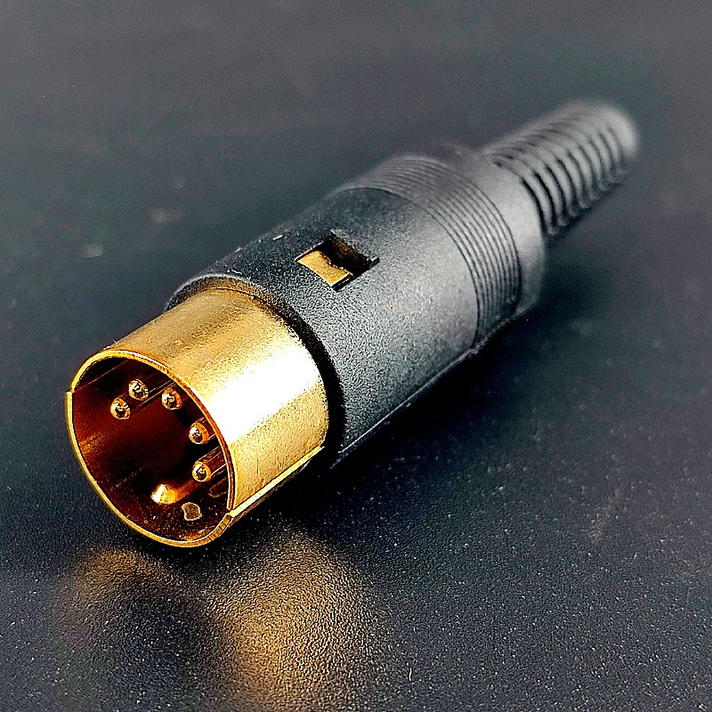 Штекер РШ-5 Gold на кабель