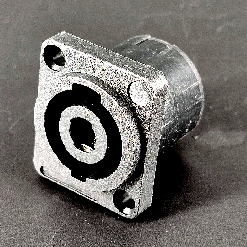 Разъем Speacon-гнездо пластмассовый 25*35 на корпус