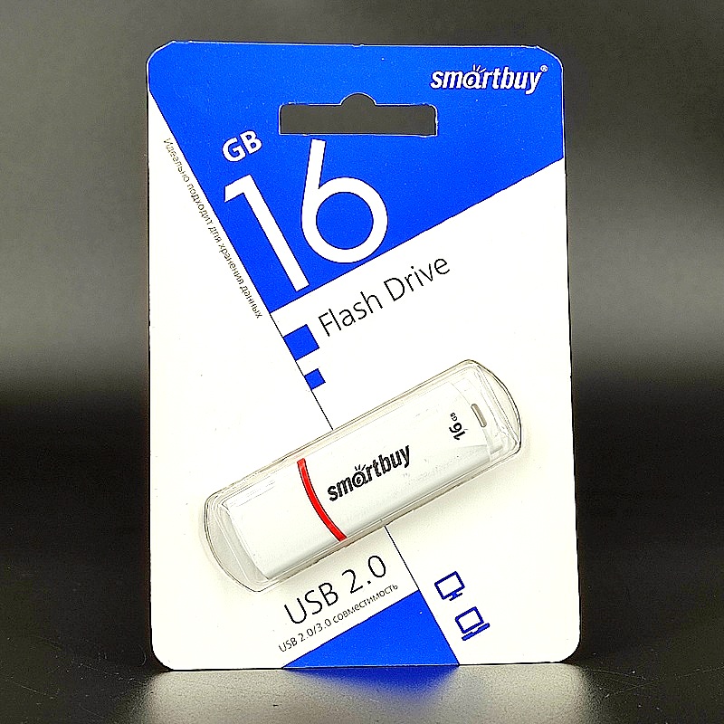 USB 2.0 флеш-накопитель “Smartbuy” на 16 GB, Crown series