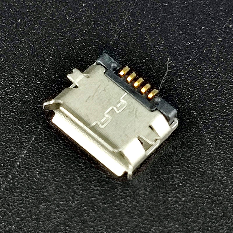 Гнездо USB micro B 5pin №07 на плату для поверхностного монтажа