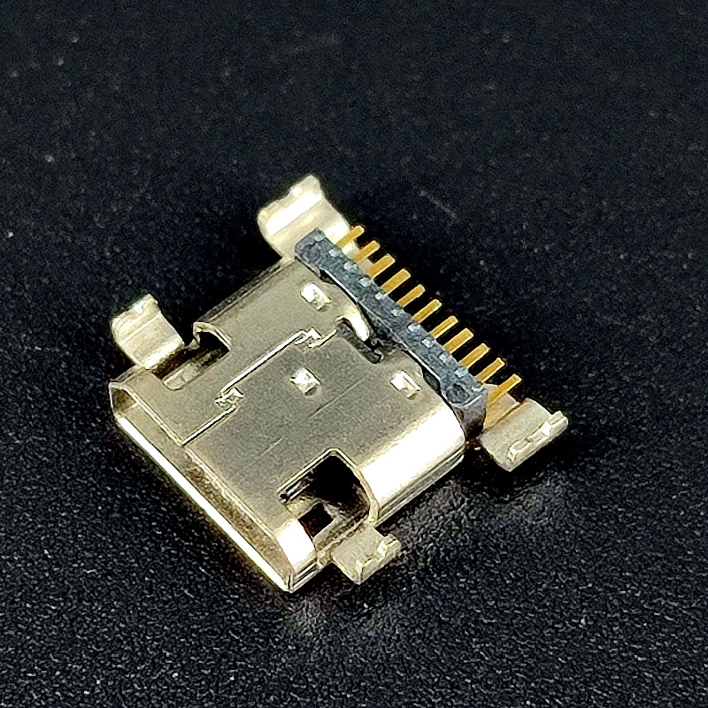 Гнездо USB micro B 11pin №47 на плату, врезное