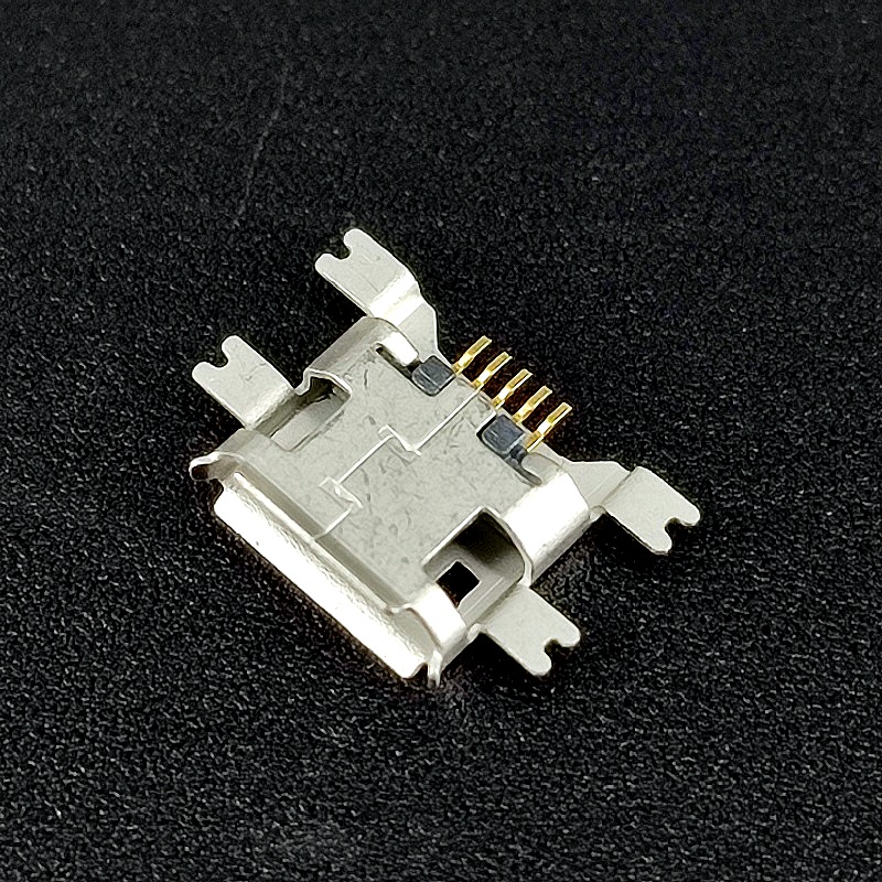 Гнездо USB micro B 5pin №10 на плату врезное