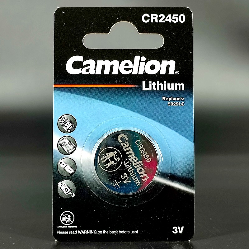 Элемент питания Lithium (литиевый) CR2450 3V Camelion, 1шт/блистер