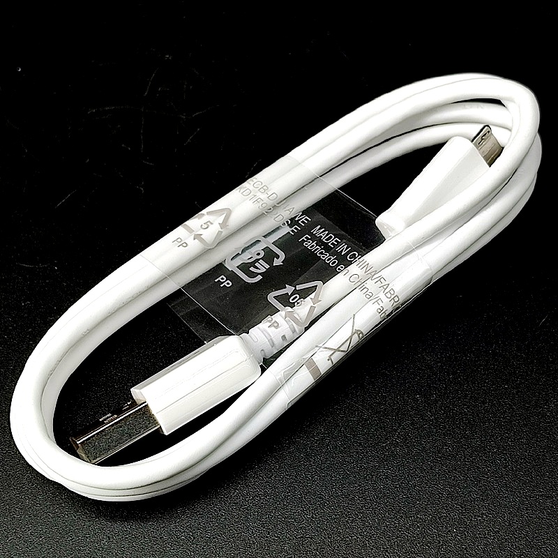 Шнур USB штекер micro В 5pin – штекер А 1,0м белый