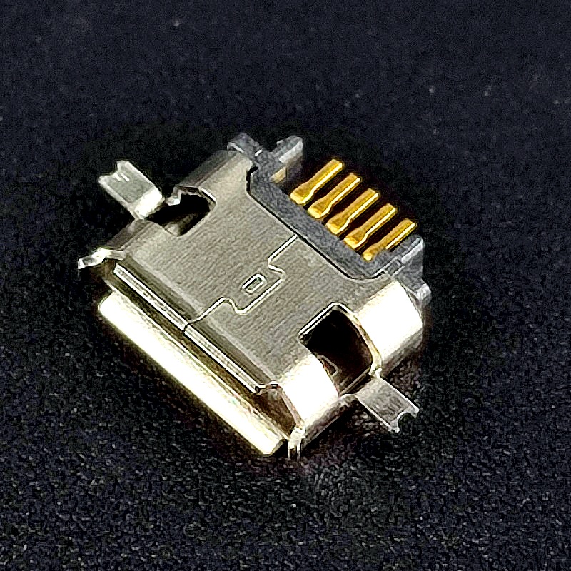 Гнездо USB micro B 5pin №08 на плату врезное