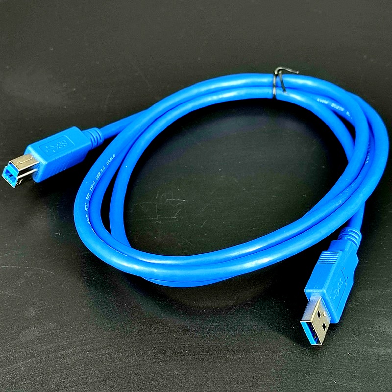 Шнур USB 3.0 штекер А – штекер В 1,5м синий