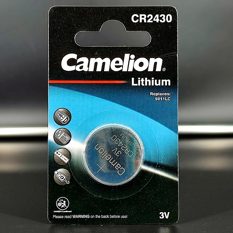 Элемент питания Lithium (литиевый) CR2430 3V Camelion, 1шт/блистер
