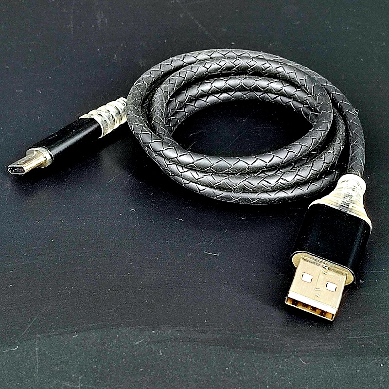 Шнур USB 3.1 штекер А – штекер Type-С 1,0м черный