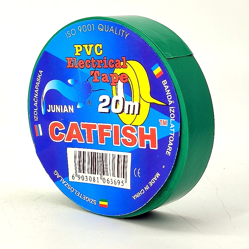 Изолента “Catfish” 20м зеленая