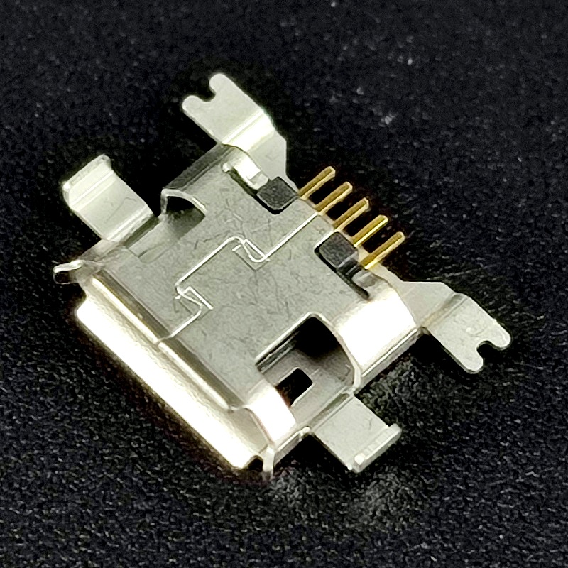Гнездо USB micro B 5pin №16 на плату врезное