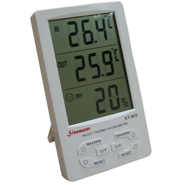 Термометр цифровой комнатно-уличный с влажностью KT-905
