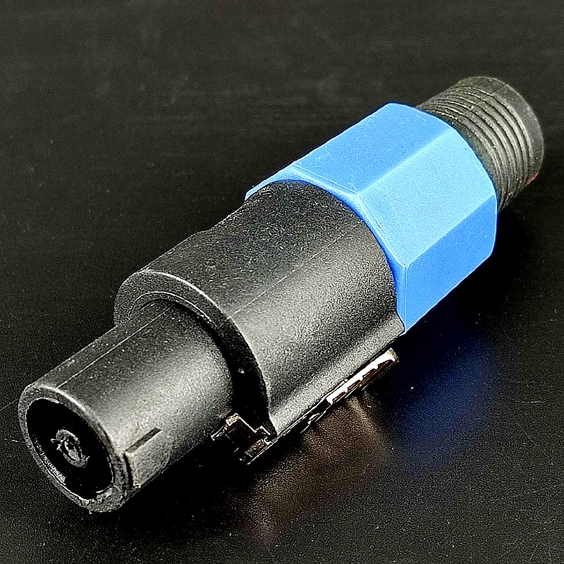 Разъем Speacon-штекер пластмассовый на кабель длинный 91,0мм