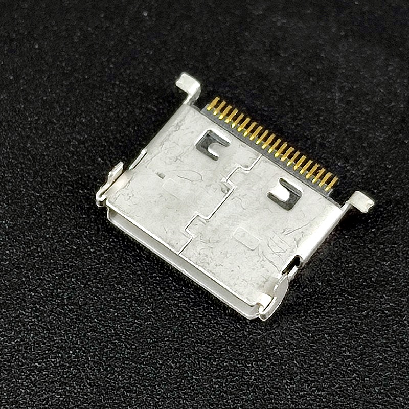 Гнездо USB mini №38 металлическое на плату, 20pin (1 ряд), DIP-крепление 0,7х1,0х0,2см