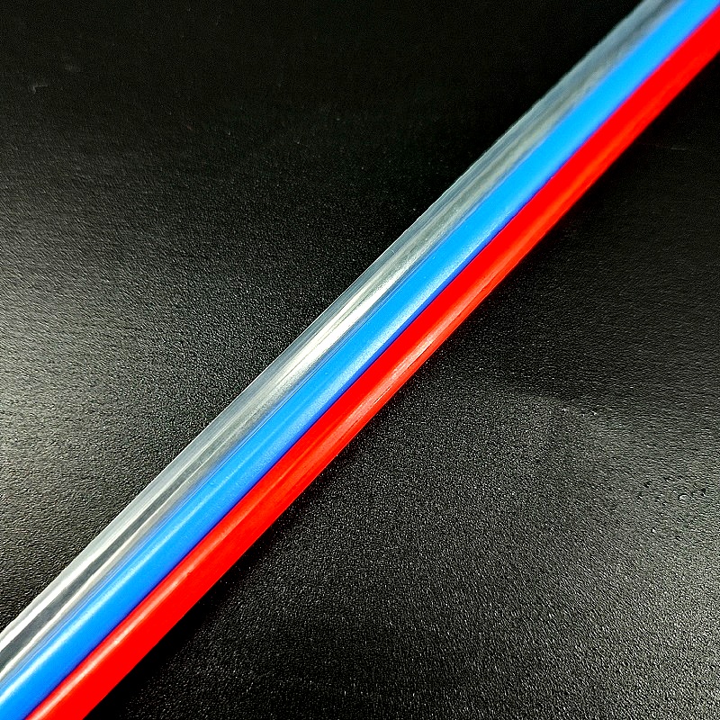 Трубка термоусадочная 2,4 мм 2:1 PBF Ganusa (тонкостенная) синяя (нарезка 1,0м)
