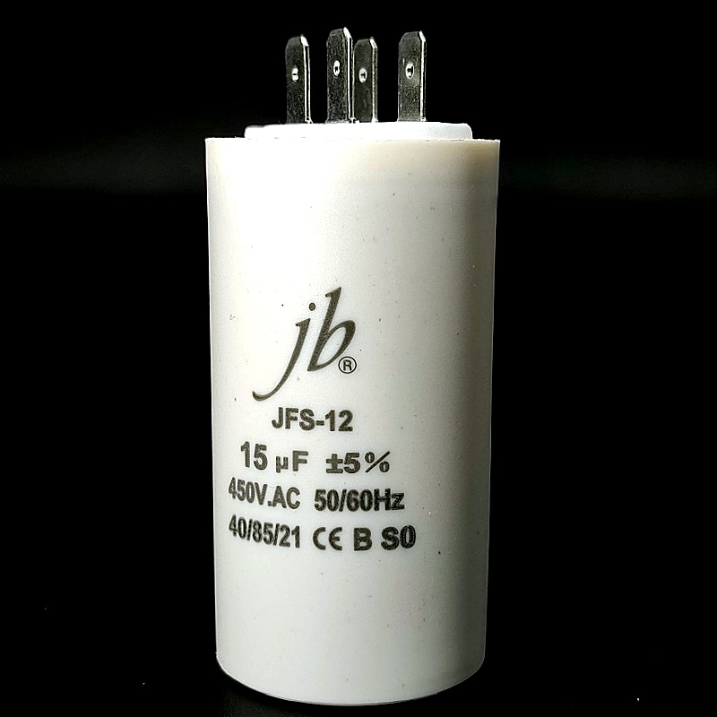 Конденсатор пусковой JFS-12 JB под клеммы 15мФ (+/-5%) – 450В A6156J000000B