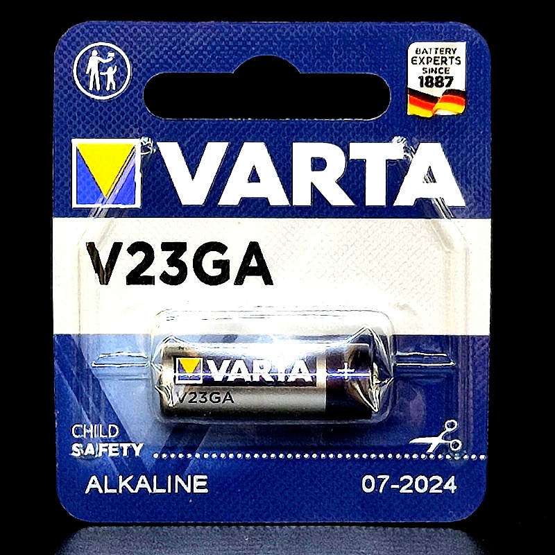 Элемент питания alkaline (щелочной) 23A 12V Varta, 1шт/блистер
