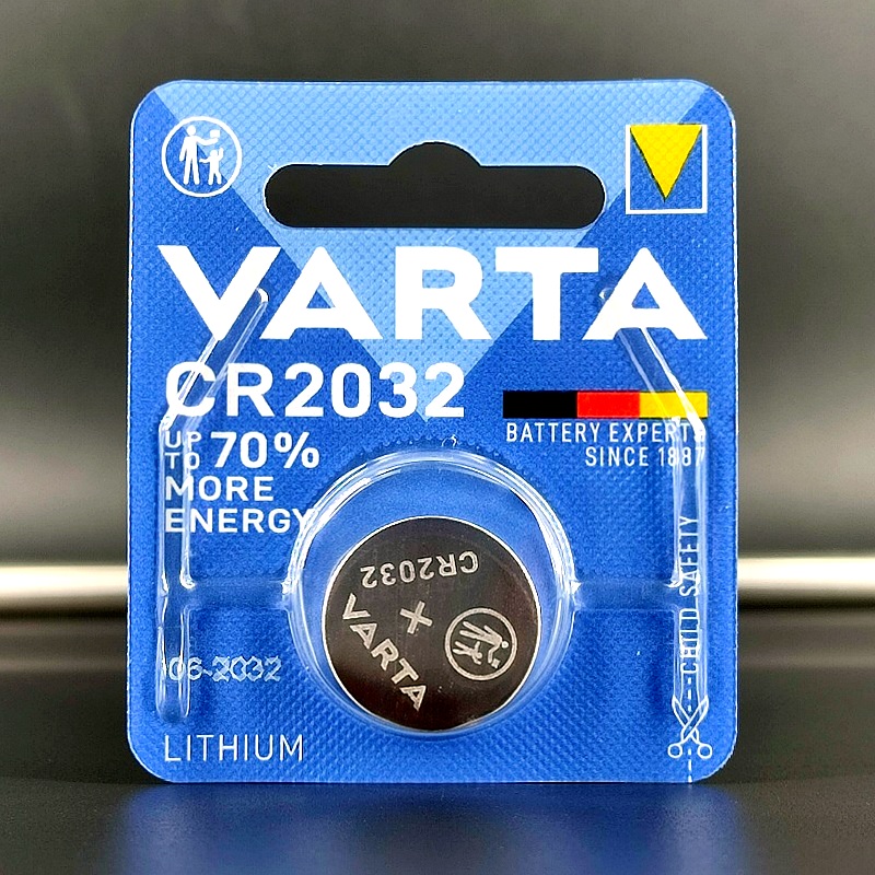 Элемент питания Lithium (литиевый) CR2032 3V Varta, 1шт/блистер