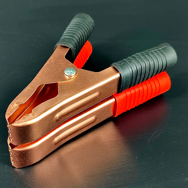 Зажим красный/черный 200A L=120мм