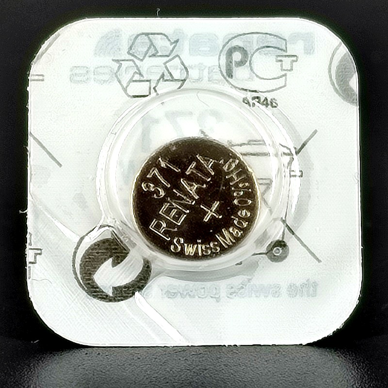 Элемент питания Silver Oxide (серебряно-оксидный) AG-6 SR920SW 1,55V Renata, 1шт/блистер (371)