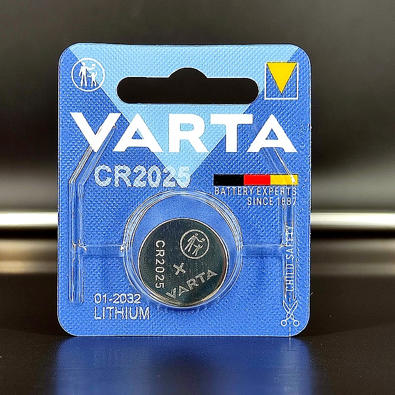 Элемент питания Lithium (литиевый) CR2025 3V Varta, 1шт/блистер