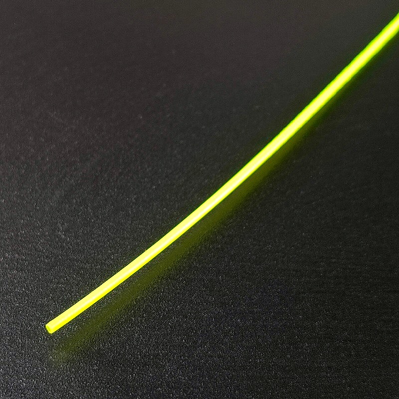 Трубка термоусадочная 0,8 мм 2:1 RBF Raychman эластичная ультражелтая (нарезка 1,0м)
