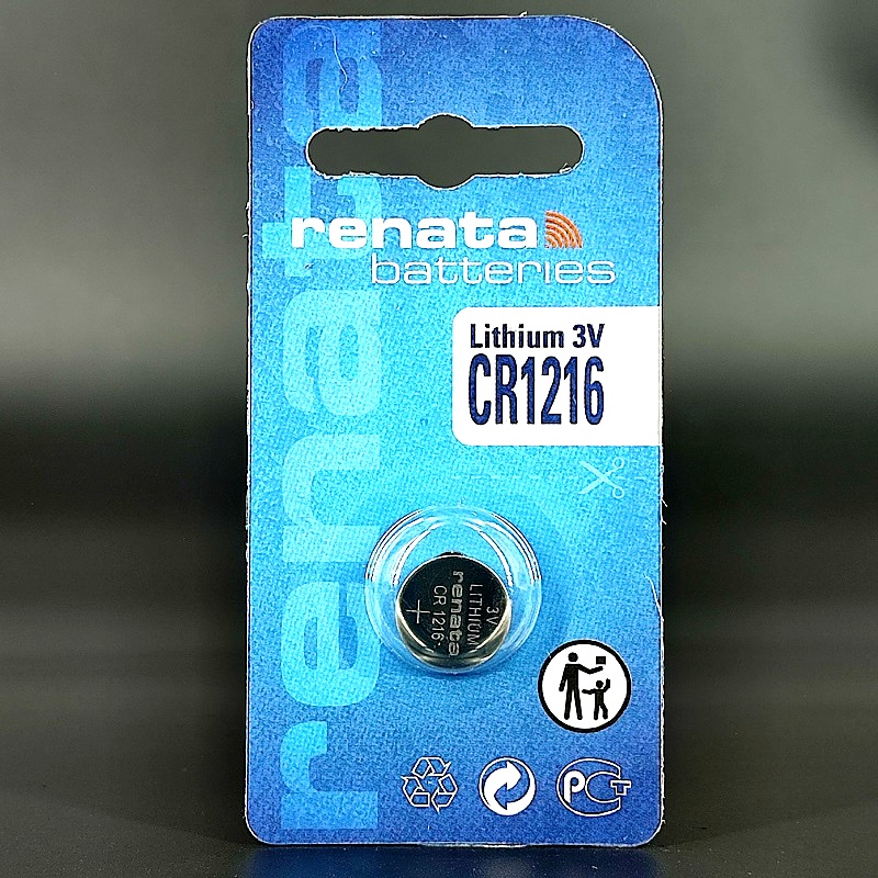 Элемент питания Lithium (литиевый) CR1216 3V Renata, 1шт/блистер