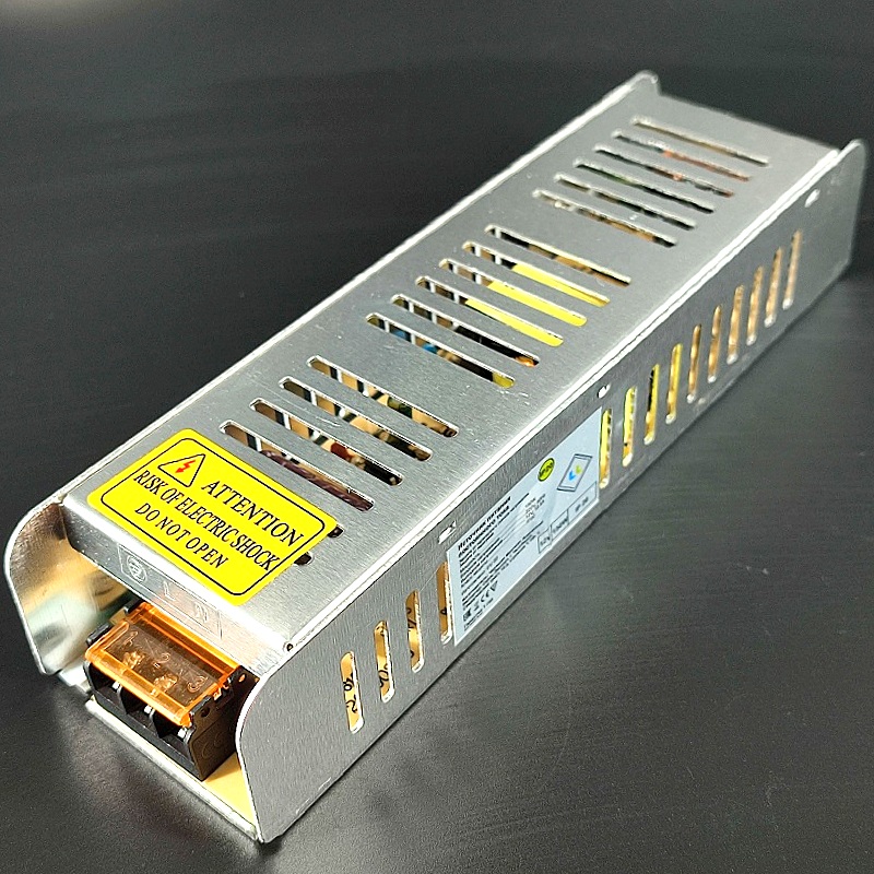 Блок питания металлический без вентилятора 12V-12,5A, 150W