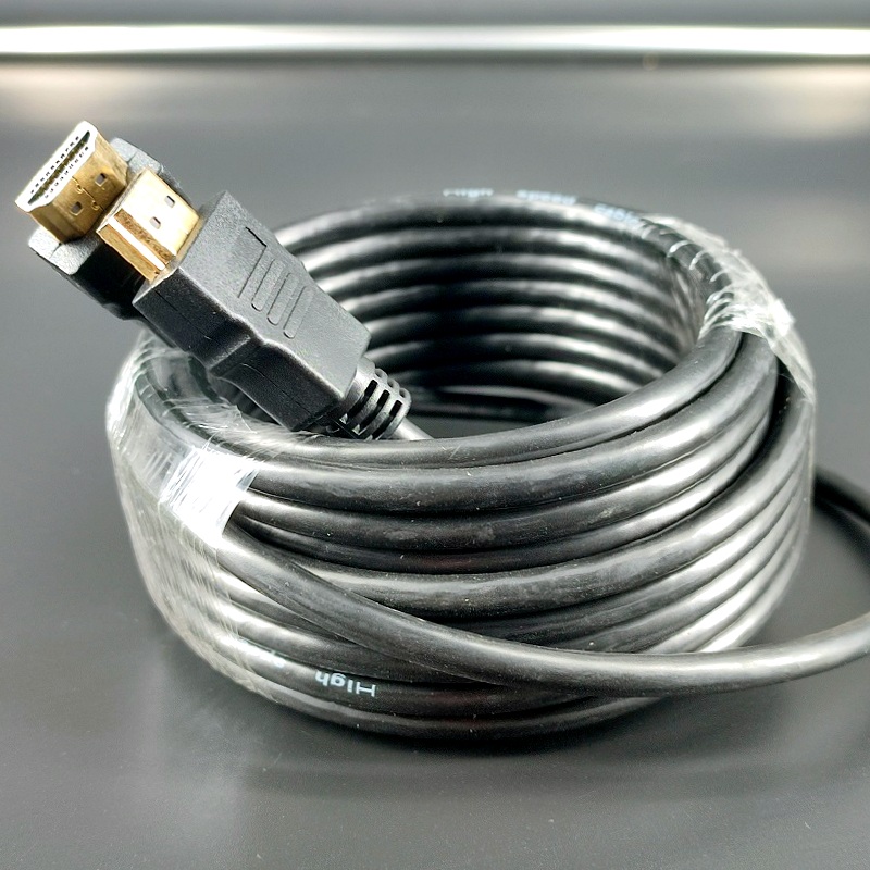 Шнур штекер HDMI – штекер HDMI  7,0м Gold, OD=7мм, разъемы пластиковые