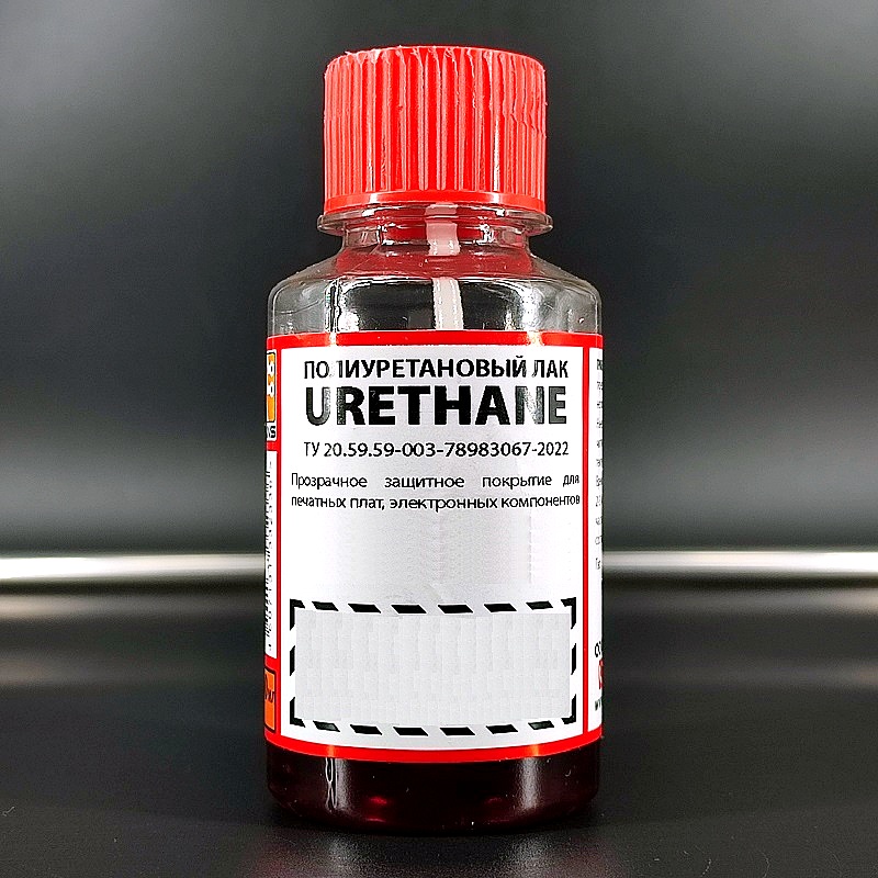 “Urethane” – лак уретановый для печатных плат, с кистью, 100мл/86г