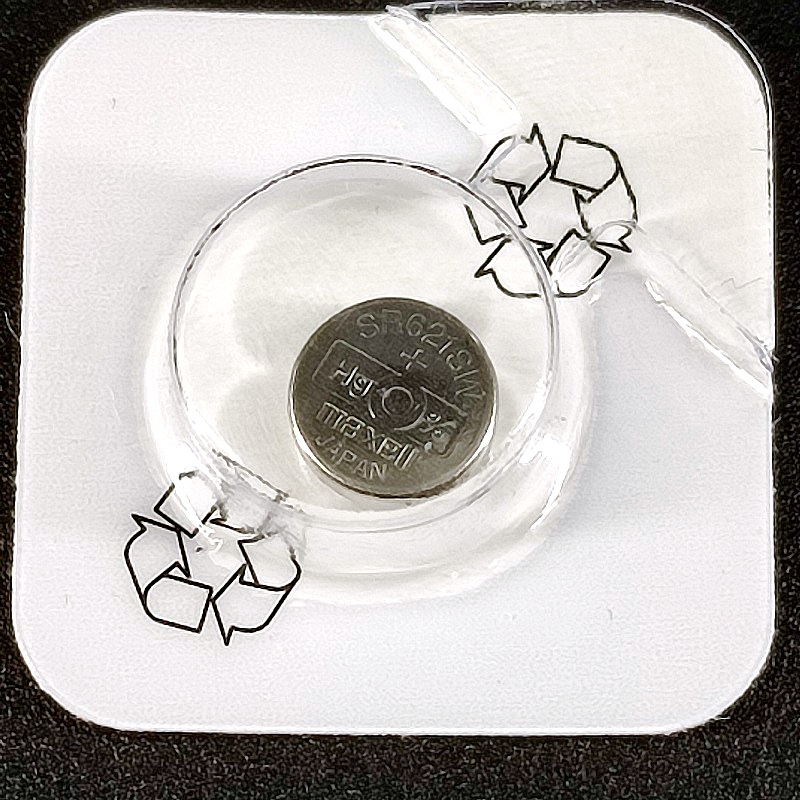 Элемент питания Silver Oxide (серебряно-оксидный) AG-1 1,55V Maxell, 1шт/блистер (364, SR621SW, LR62