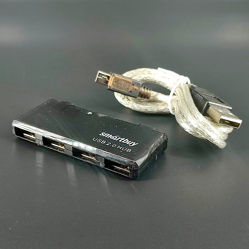 “SmartBuy” Хаб USB на 4 порта, черный