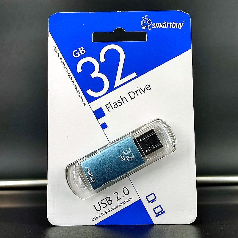 USB 2.0/3.0 флеш-накопитель “Smartbuy” на 32 GB, V-Cut Series