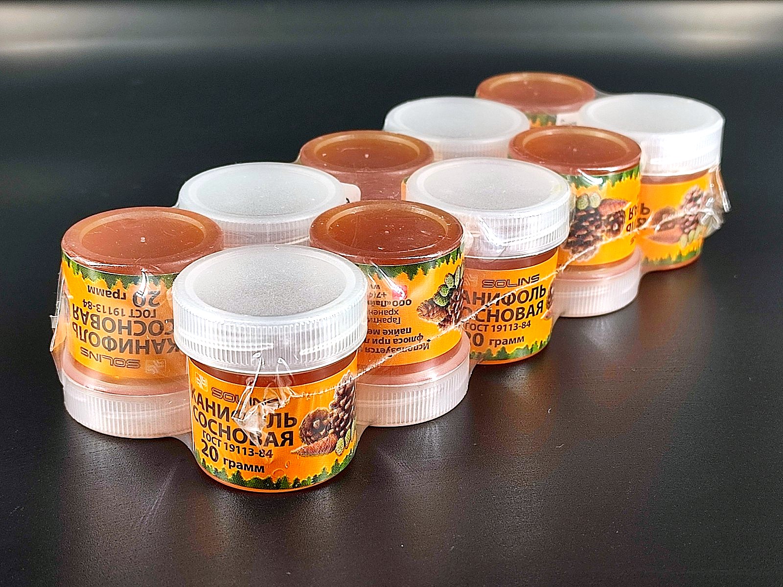 10шт/лот Канифоль сосновая натуральная марки «А» 20г