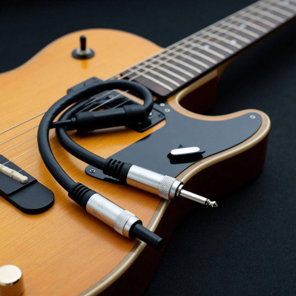 Инструментальный кабель для гитары